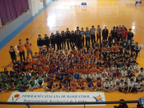 El Club Bàsquet Bellpuig acull una de les dues seus de la Segona Trobada d'Escoles de Bàsquet