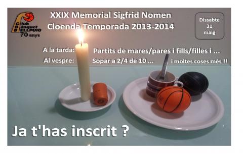 Cloenda temporada 2013-2014 Club Bàsquet Bellpuig